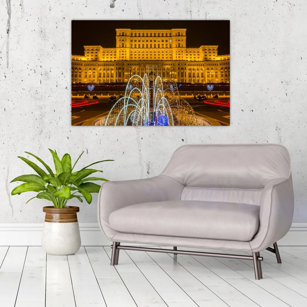 Tablou - Palatul Parlamentului, București, România (90x60 cm)