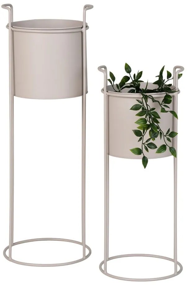 Ghivece decorative 2 buc. din metal ø 21,5 cm Rabo – House Nordic