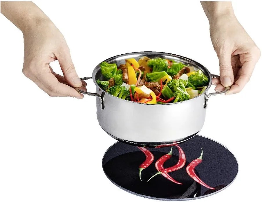Suport de sticlă pentru oală Wenko Hot Pepper