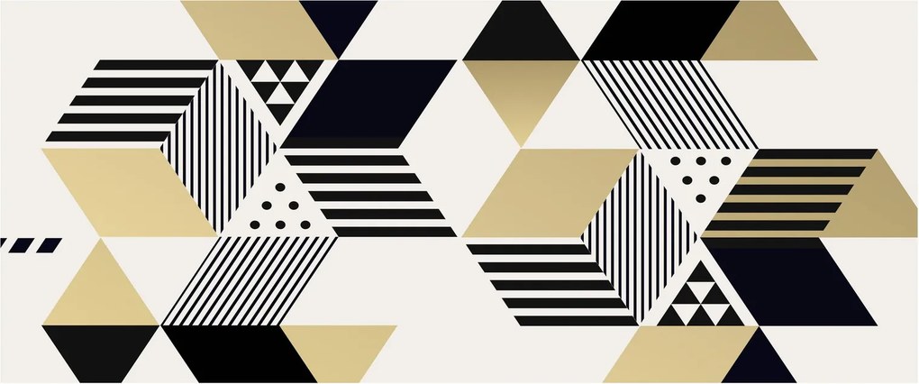 Tablou - Forme geometrice N⁰1 (120x50 cm)