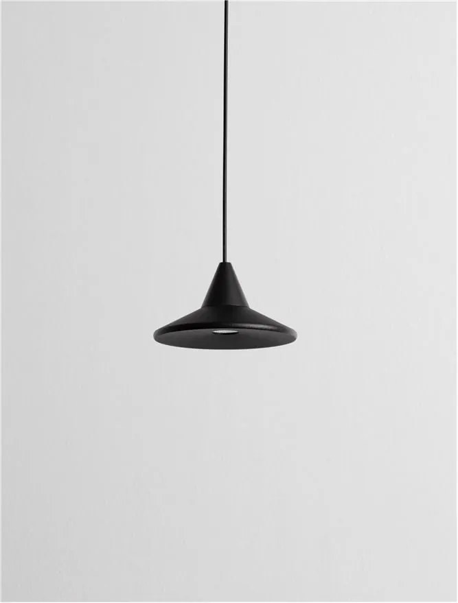 Pendul LED design minimalist DRO negru