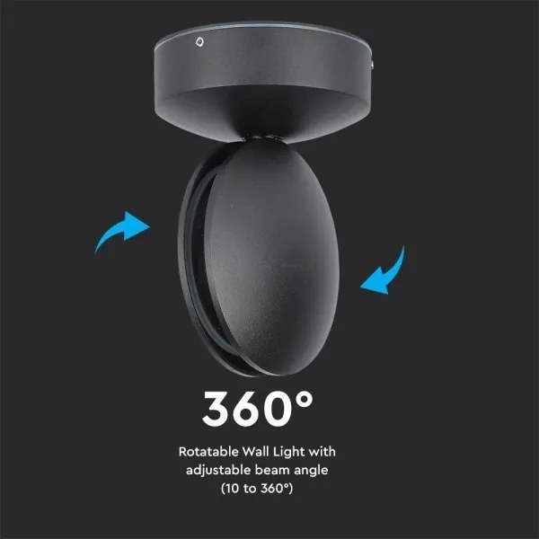 Aplică LED de exterior LED/7W/230V 3000K IP65 negru