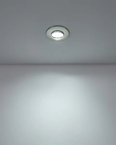 Eglo 300193 - Set 3x spoturi LED încastrate GEDREZ LED/4,9W/230V Ø 9 cm crom