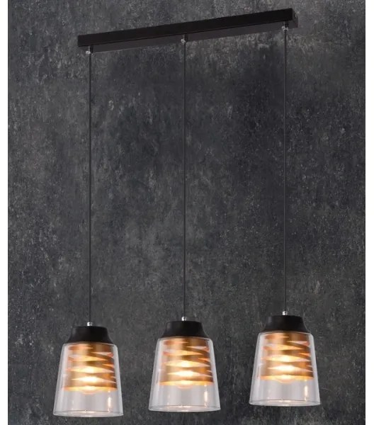 Lustră pe lanț FRESNO 3xE27/60W/230V