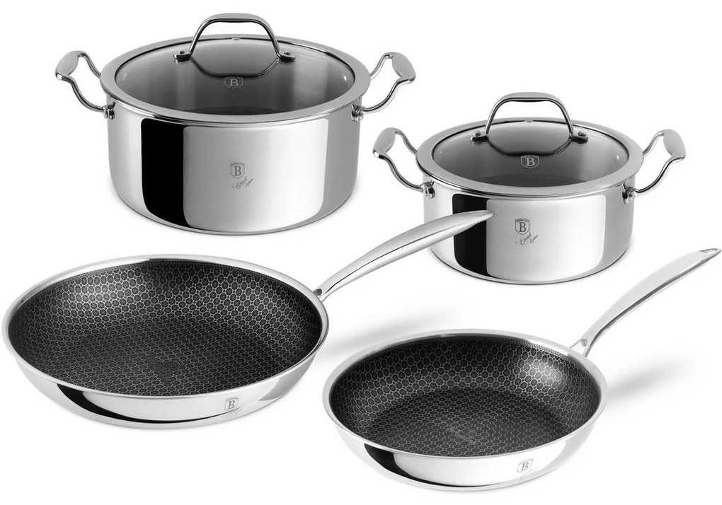 BerlingerHaus Set de vase cu suprafață din titan Eternal, 6 piese