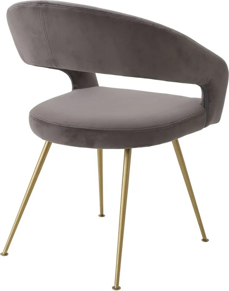 Scaun design elegant LUX Bravo, savona gri 115045 HZ