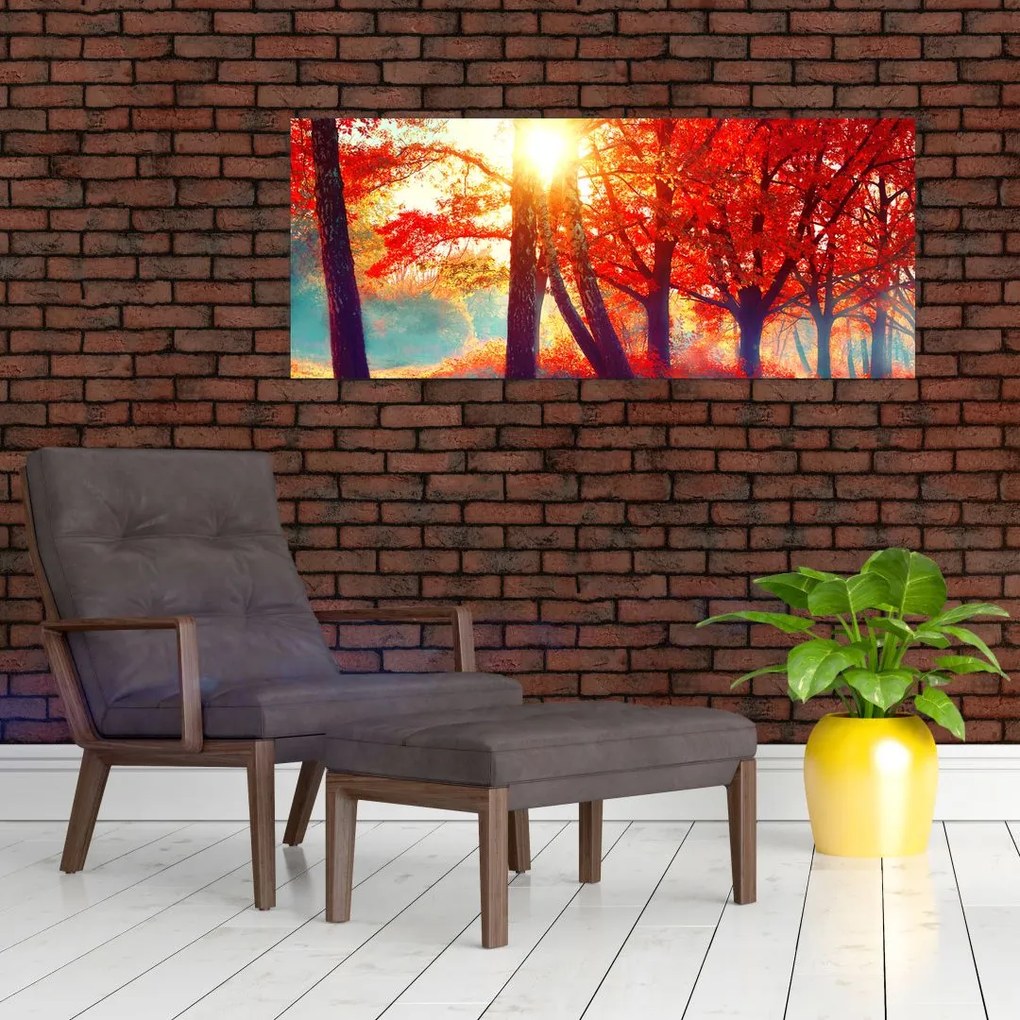 Tablou - Peisaj de toamnă (120x50 cm)