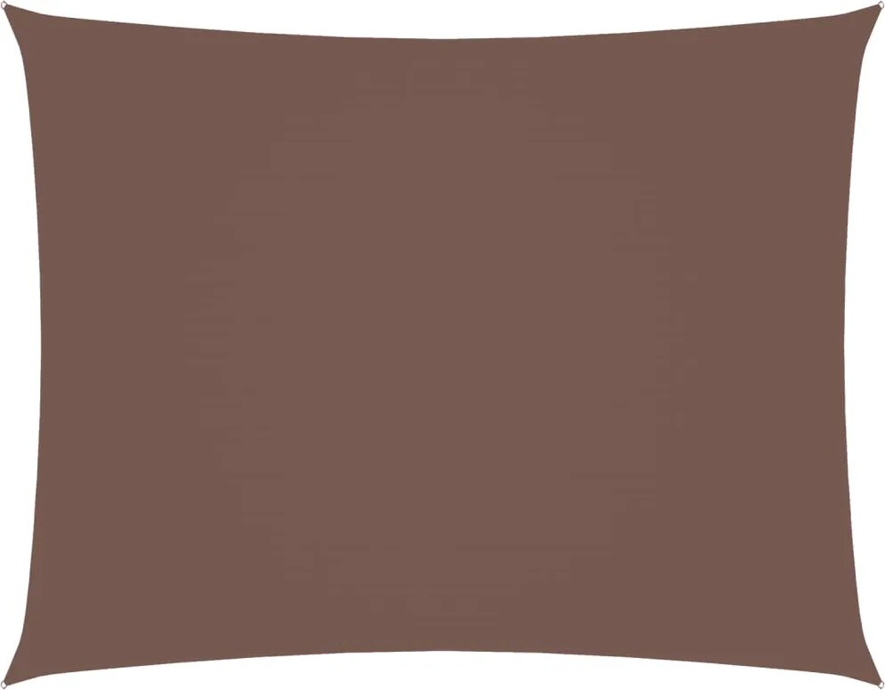vidaXL Parasolar, maro, 3x4,5 m, țesătură oxford, dreptunghiular