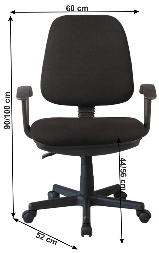 Scaun de birou Cully (negru). 1034655
