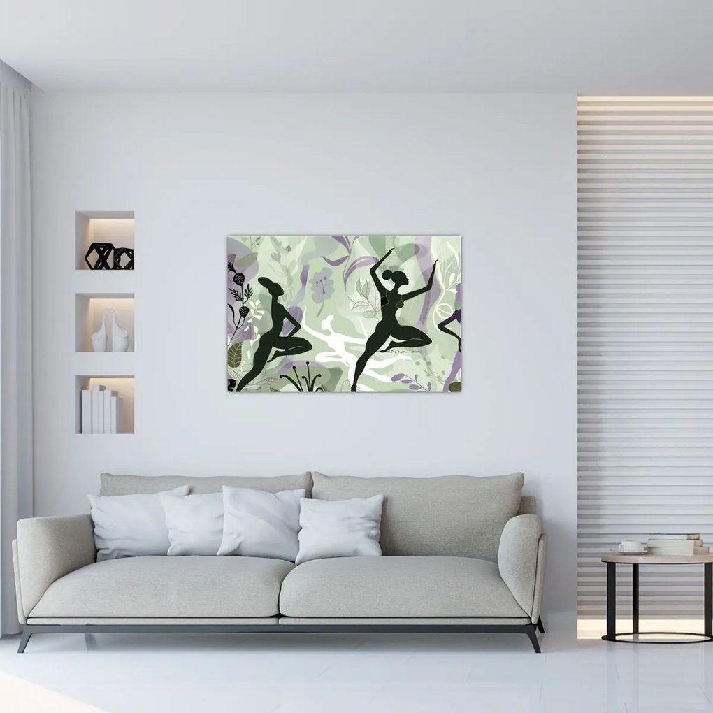 Tablou - Ilustrație de dansatori (90x60 cm)