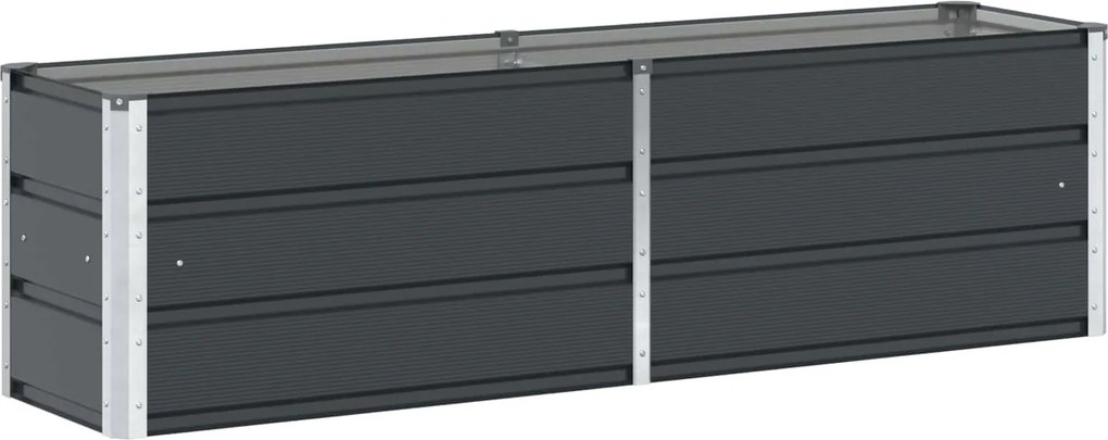 vidaXL Jardinieră Antracit 160 x 40 x 45 cm Oțel