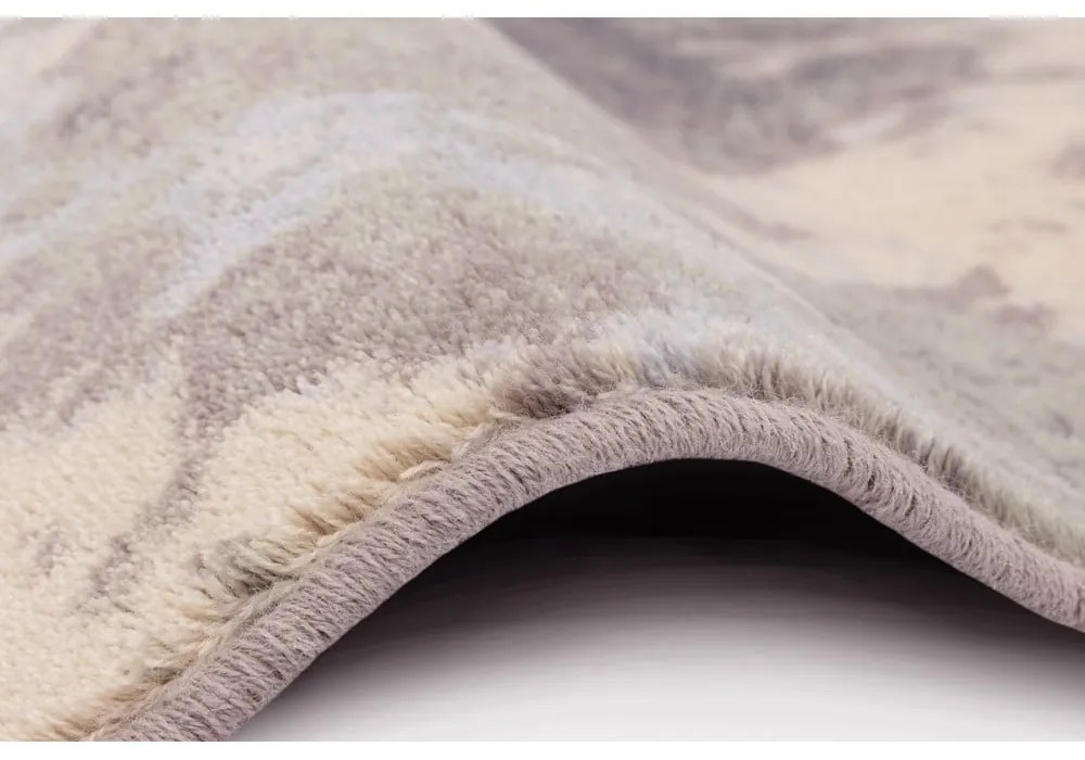 Covor gri din lână 160x240 cm Daub – Agnella