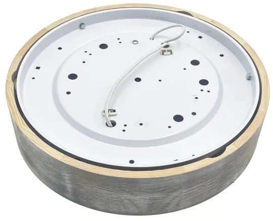 Brilagi - Plafonieră PINO, 2xE27/15W/230V, pin/argintiu, Ø 37,5 cm