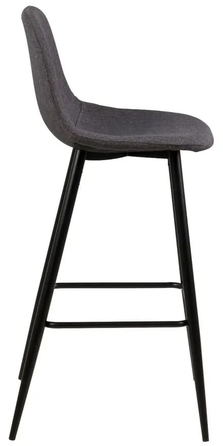 Scaun de bar negru/gri 101 cm Wilma – Actona