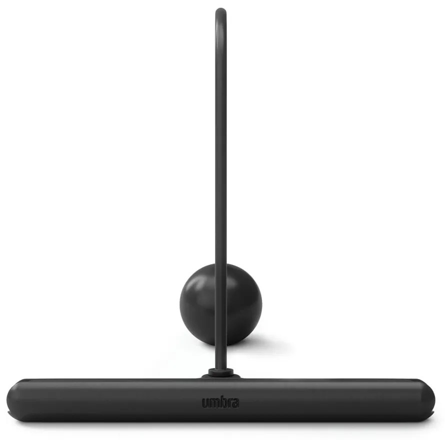 Ramă foto neagră cu picior de susținere din sticlă 19x23 cm Flute – Umbra