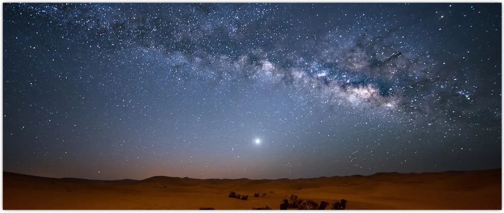 Tablou - Noapte in deșert (120x50 cm)