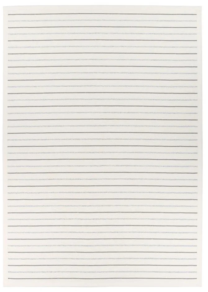 Covor reversibil cu model Narma Vao, 140 x 200 cm, alb