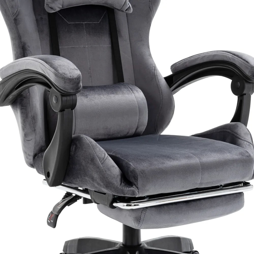 Scaun de birou/gaming, gri, LOPES