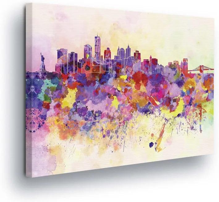 GLIX Tablou - Painted City 80x60 cm