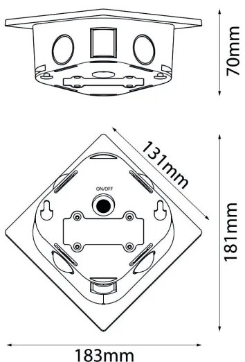 Corp de iluminat LED solar Globo 36494 LED/0,5W/3,2V IP54