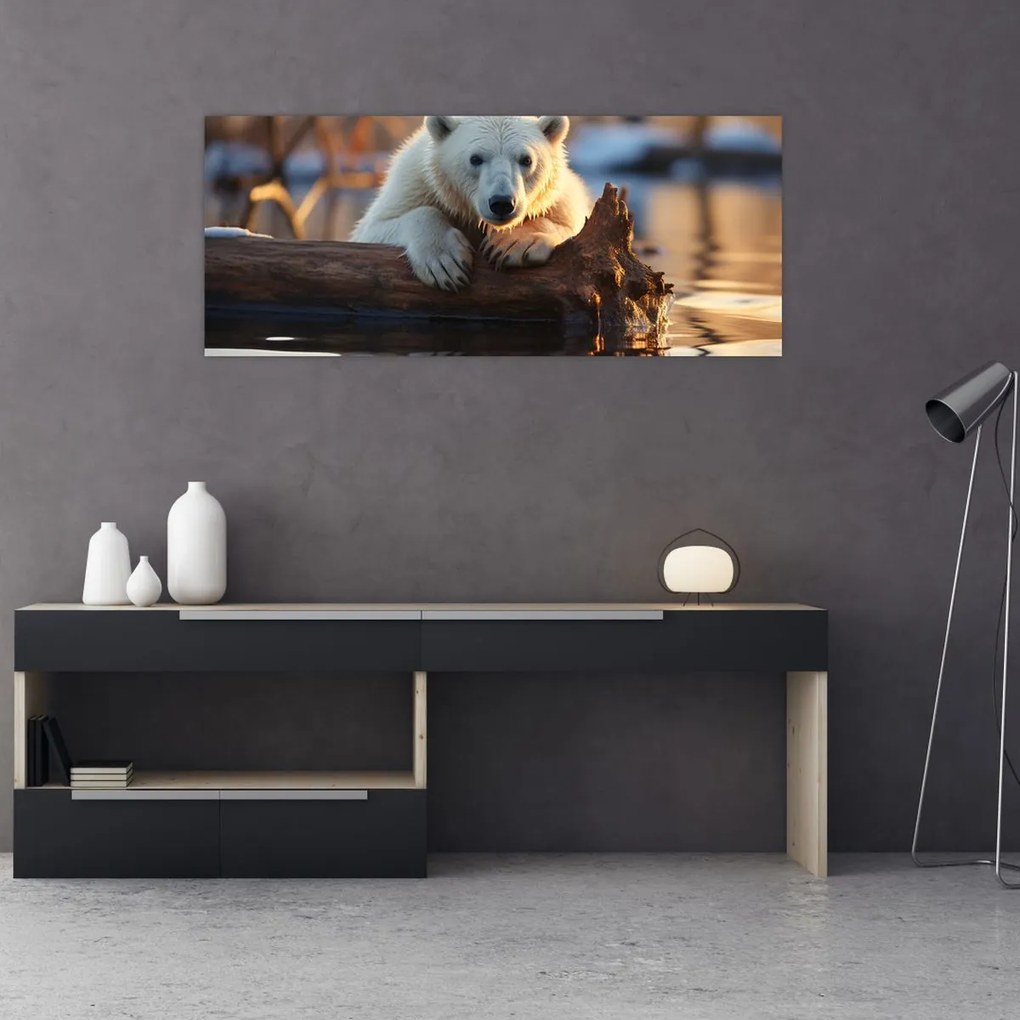 Tablou - Ursul polar (120x50 cm)