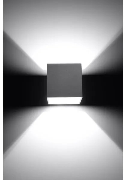 Aplică perete QUAD 1 1xG9/40W/230V gri