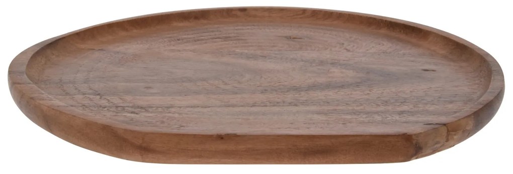 Platou din lemn acacia, natur, 26x23 cm