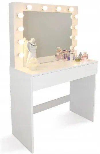 Măsuță de toaletă cu oglindă LED Mademoiselle