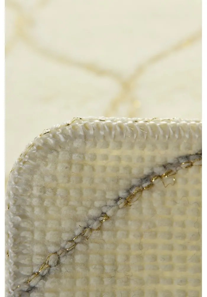 Set 2 covorașe dreptunghiulare de baie Foutastic Wave, bej