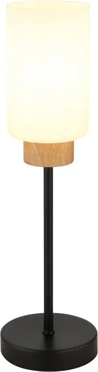 Veioza/ Lampa de masa metal si lemn ROWENA