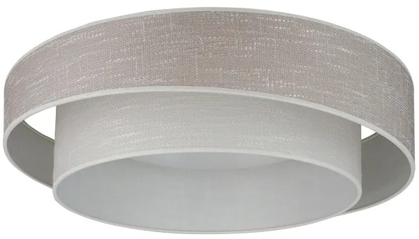 Brilagi - Lampă LED dimabilă DOVER SHINE LED/24W/230V gri/crem + telecomandă