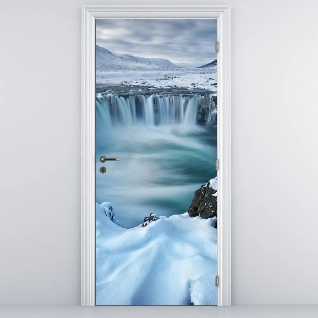 Fototapet pentru ușă - Cascada zeilor (95x205cm)