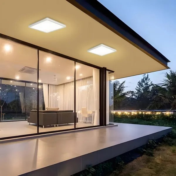 Plafonieră LED pentru baie Brilagi ULTRA SLIM LED/24W/230V 42x42 cm alb IP54