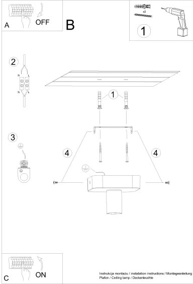 Spot Sollux SL.1156 TAVO 1xE27/15W/230V beton