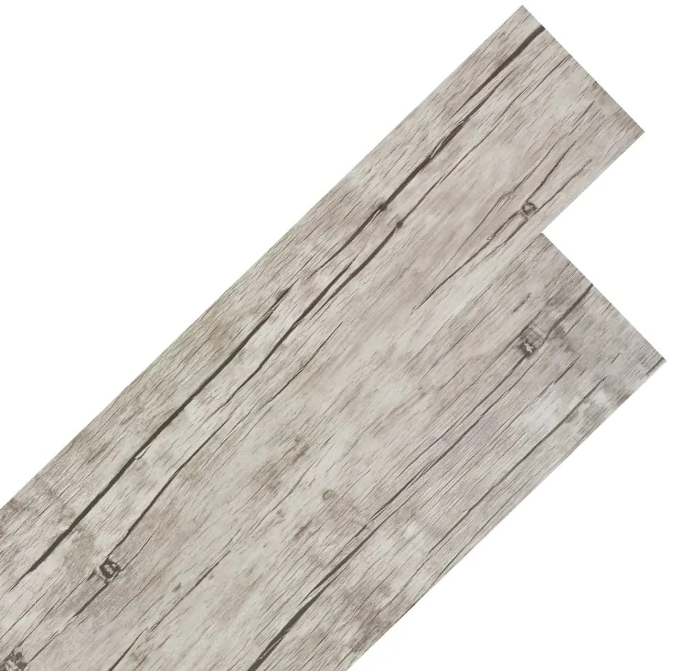 Placi de pardoseala autoadezive, stejar prespalat 2,51 m² 2 mm PVC