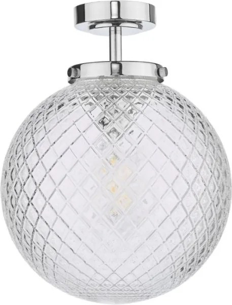 Där Lighting WAY0150 - Plafonieră pentru baie WAYNE 1xE27/40W/230V crom