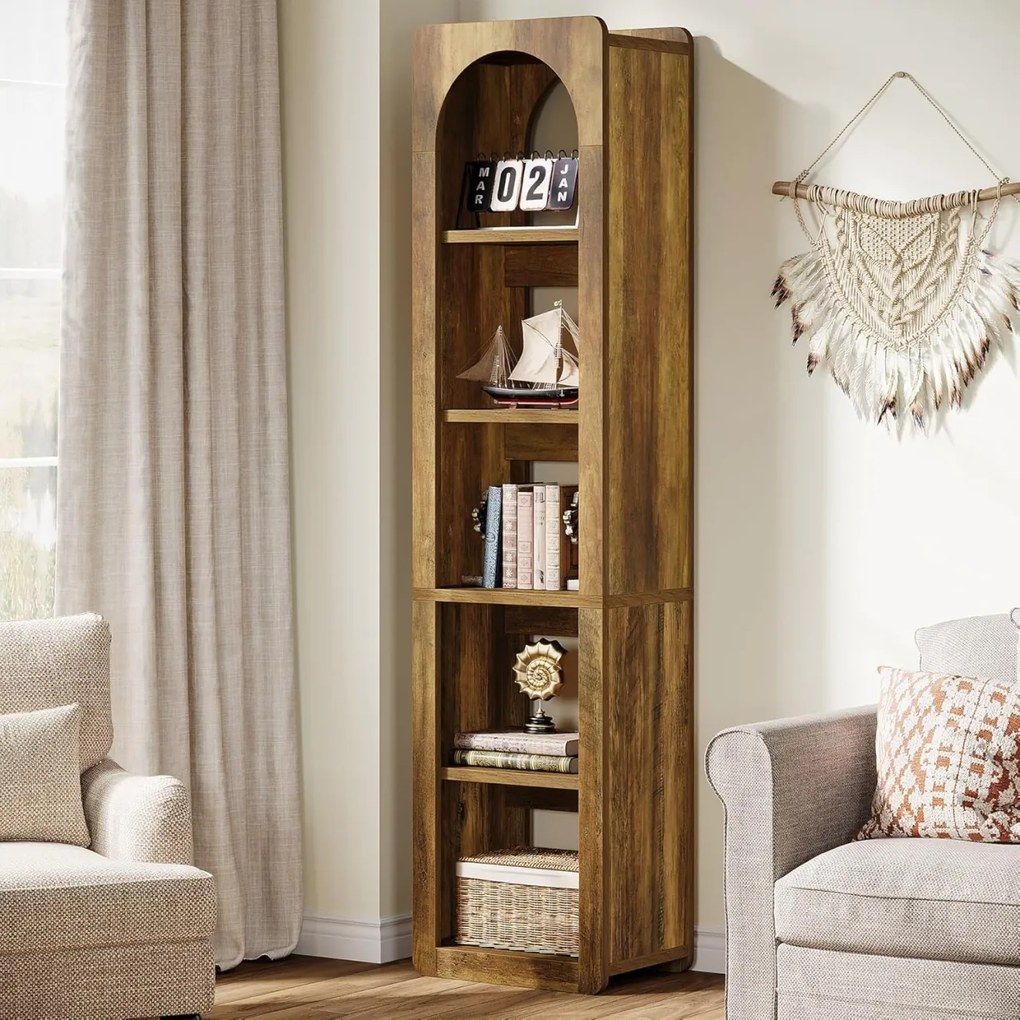 RAM3- Rafturi, biblioteca, depozitare carti 40 cm, living, birou, camera copii - Maro