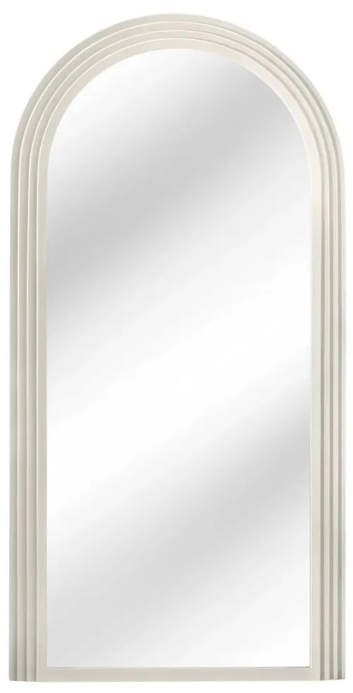Oglinda de perete decorativa Art Deco 160cm, alb