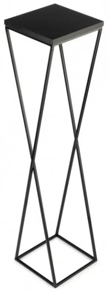 Suport de flori LOFT 100x24 cm negru