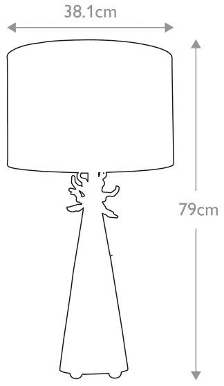 Lampă de masă Flambeau FB-NEO-TL-FR-WHT NEO 1xE27/60W/230V