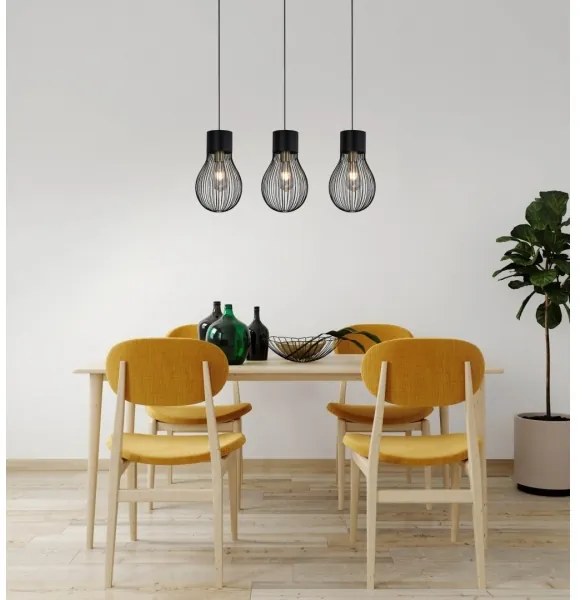 Lustră pe cablu DAVE 3xE27/40W/230V Reality