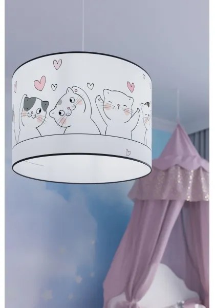 Lustră pe cablu pentru copii Sollux SL.1419 CAT 1xE27/15W/230V d. 40 cm