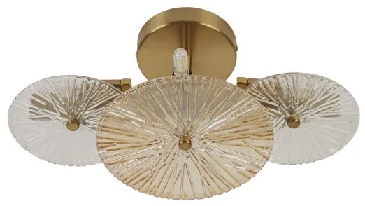 Aplică Searchlight 88210-6BZ WAGON WHEEL 6xG9/33W/230V alamă