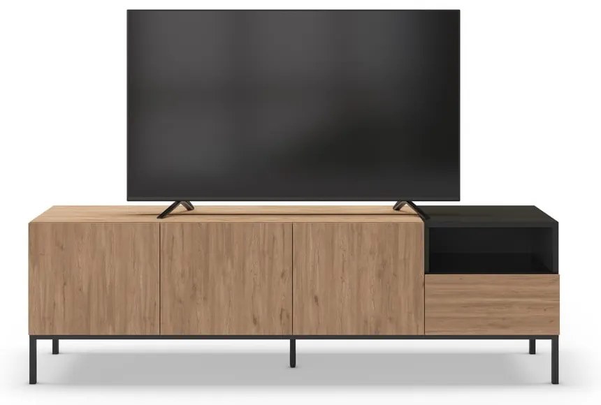 Comodă TV în culoare naturală 180x55 cm Cailin – Marckeric
