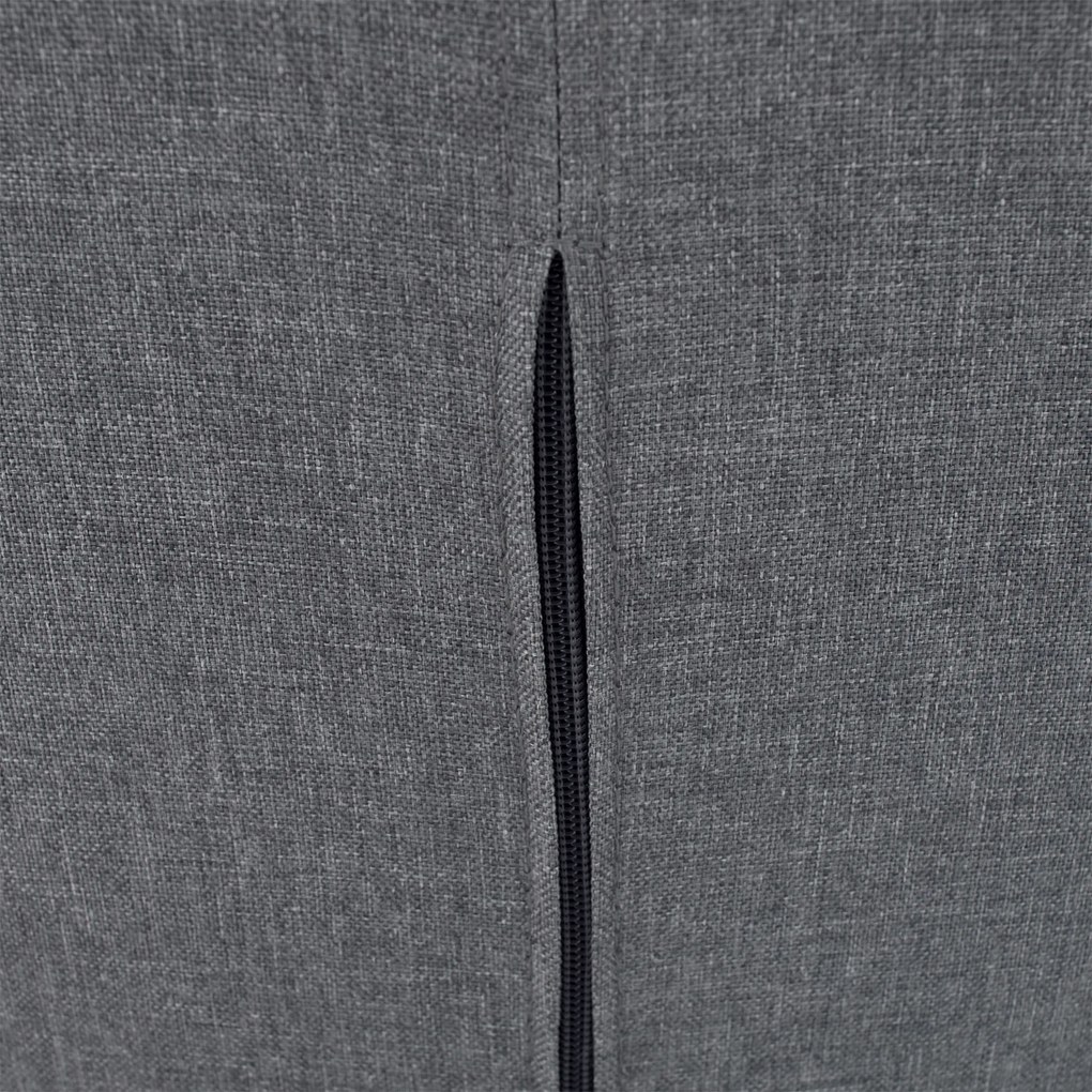 Scaun balansoar design, patchwork/gri/bej, KEMARO