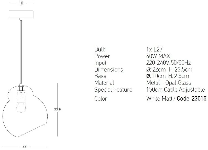 Pendul modern design decorativ Brant