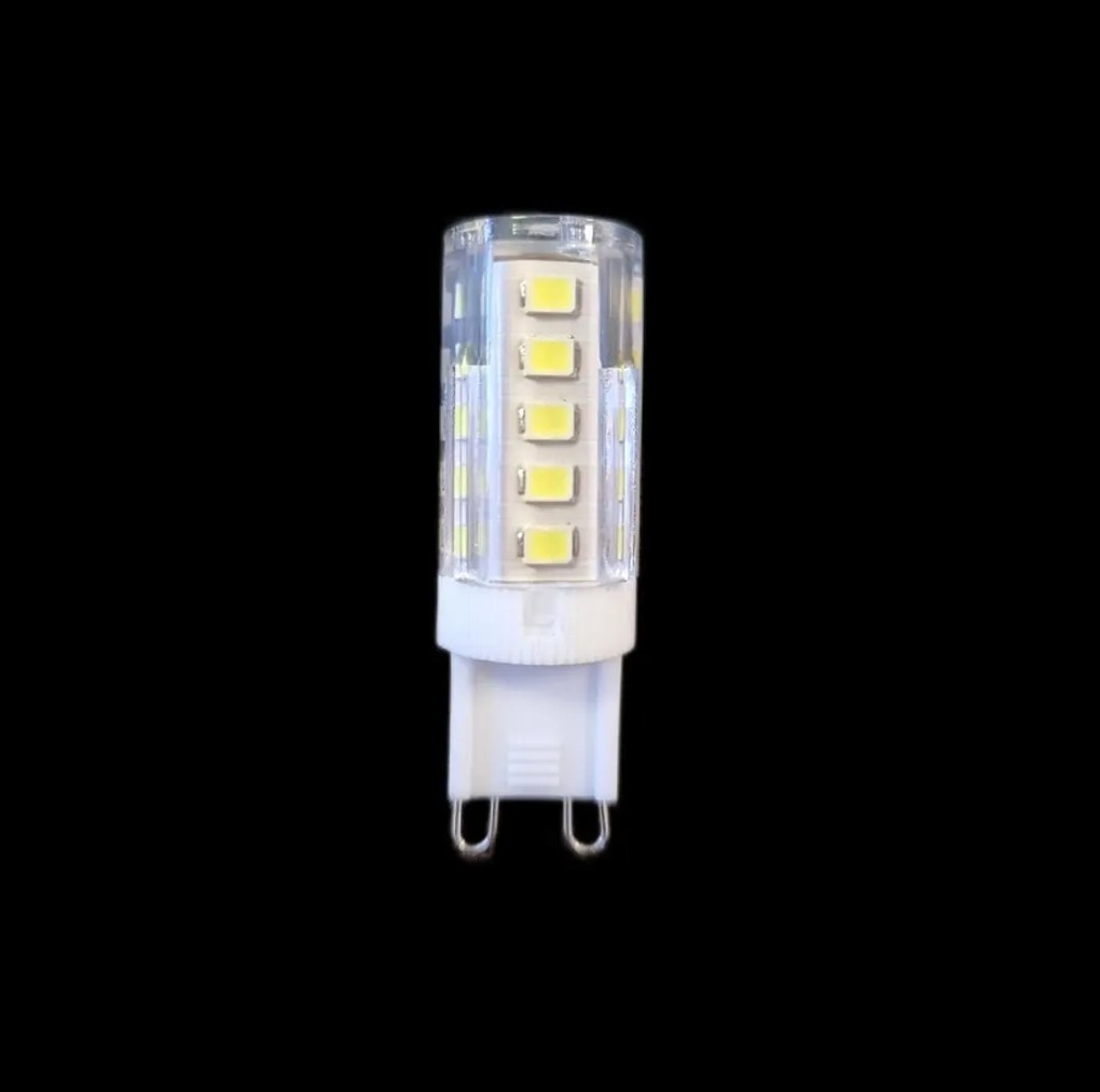 Set 10 × Becuri LED G9 – 5 W, lumină caldă 3000 K, 220 V