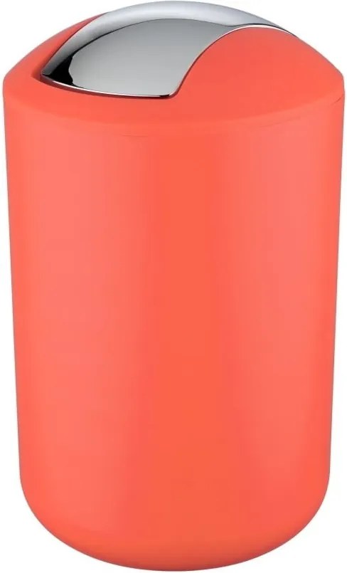 Coș de gunoi Wenko Brasil L, înălțime 31 cm, roșu corai