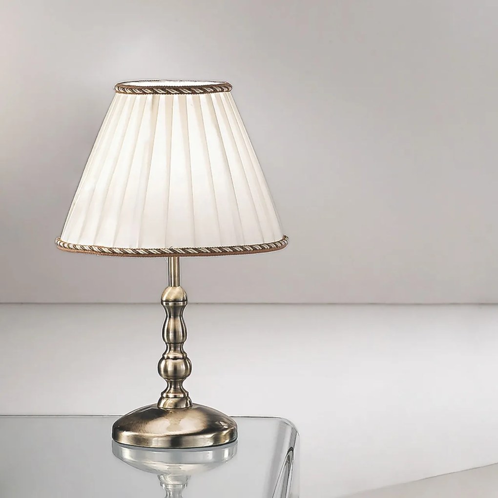 Veioza / Lampa de masa stil clasic H40cm Tonia LA 4-1084/1 Patina OR