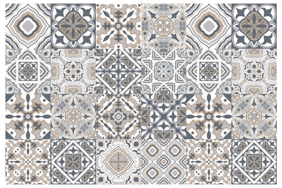 Set 24 autocolante perete Ambiance Giacomo, 15 x 15 cm